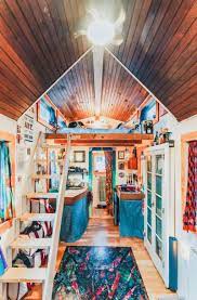 Young Woman Builds Purple Tiny House As Art Project Lives For Free Space Saving Furniture Tiny Houses Tiny House Furniture Tiny House Inspiration