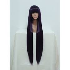 Buy purple straight hair extensions and get the best deals at the lowest prices on ebay! Buy Cosplaza Cosplay Wigs Long Straight Deep Purple Anime Hair Halloween Party Role Play Props With Flat Bangs Online In Indonesia B00fyugipw