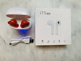 I7s Tws Wireless Headset Bluetooth Red Earbuds Ebay Wireless Headset Earbuds Headset