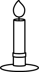 Birthday Candles Clipart Black And White Black And White Candle In A Candle Holder Holder Clip Art Black And White Candle In A Candle Holder Holder Image White Candles Candle Clipart Black Candles