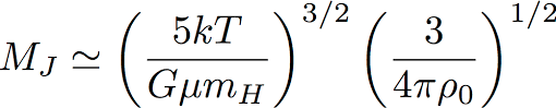 Some articles on jeans, jeans mass, mass: Protostars Landmarks Of The Ism