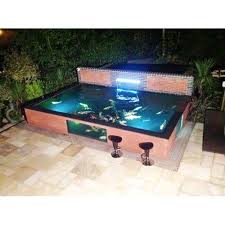 Fish pond construction (concrete pond) by iyb(m): Cement Garden Fish Pond Size 8 X 6 Feet Rs 45 Litre M R P Aquatics Id 20387757430
