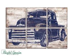 Large Baby Boy Nursery Wall Art Old Vintage Pickup Truck Print Truck Wall Art Print 24x36 Vintage Car Nursery Vintage Truck Nursery Nursery Wall Art Boy