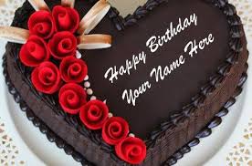 Birthday Cake For Wife Hd Images Chocolate Yummy Happy Birthday Cake Name Edit Photos Cake Name Happy Birthday Cakes Birthday Cake For Wife