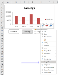 how to create an interactive excel chart vba