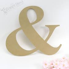 This is why we love custom. Wooden Ampersand Sign Cut Out Wedding Symbol