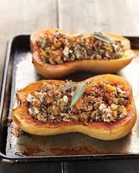 Wash the squash and slice each in half, lengthwise. Stuffed Butternut Squash Recipe Real Food Mother Earth News