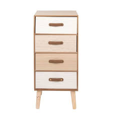 Pour cela, notre gamme literie vous propose des matelas confortables , sommiers, lits et autres meubles d'appoint et de rangement pour faire de votre chambre un cocon douillet, cosy et chaleureux. Petit Meuble De Rangement 4 Tiroirs A Motifs Craft Maisons Du Monde