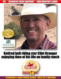 Clint Branger conquered the fearsome Bodacious twice. And that's just the  start of a long line of accolades for the retired bull rider from Roscoe.  Having competed at both the National Finals