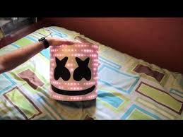 Marshmello V2 Helmet With Leds Tutorial Youtube Halloween Costumes For Kids Easy Halloween Costumes Marshmallow Costume