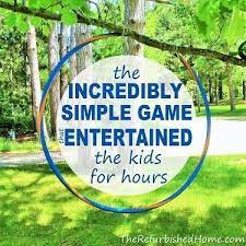 It Took Me About 30 Seconds To Put This Game Together And It Entertained The Kids For Hours Camping With Kids Camping Games Games For Kids Camping With Kids