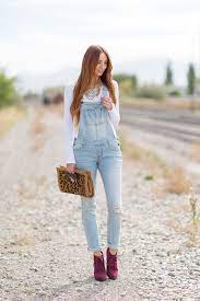 How To Wear Your Overalls In The Fall Winter Little J Style Winter Fashion Casual Fall Outfits Winter Outfits