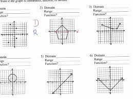 Domain And Range Graph Worksheet With Answers Luxury Collection Of Domain Range Worksheet Graphing Worksheets Dr Note For Work Graphing Functions