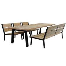 lenton elbo low dining tuinset met bank 6 persoons dineren meubel ideeen tafel en stoelen