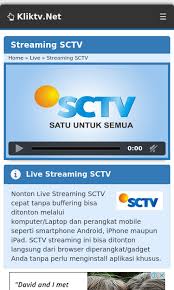 Watch live, find information here for this television station online. Kliktv Net Sctv Html Seo Report Seo Site Checkup