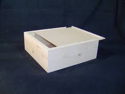 8 X 8 X 5 Unfinished Sliding Lid Wood Wooden Craft Box Multi Purpose Boxes Handmade With Precision Wooden Pallet Crafts Wooden Diy Wooden Signs Diy