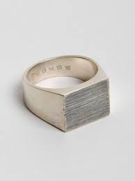 Maison Martin Margiela Jewelry At Oki Ni Definitive Touch Men S Contemporary Style Mens Jewelry Mens Silver Rings Rings For Men