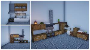 Today i'm going to build a kitchen! Minecraft 3 Medieval Kitchen Designs Easy 2 Youtube