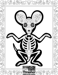 The day of the dead celebrations in mexico developed from ancient traditions. Rat Coloring Page Thrasher Termite Pest Control