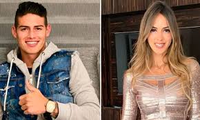 Jugador del @everton y selección colombia @fcfseleccioncol bienvenidos⚽. Shannon De Lima And James Rodriguez Welcome Son Samuel