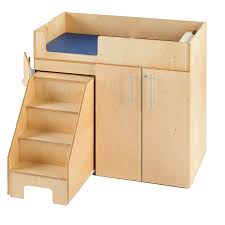 Tables, ladders & chairs (advertised as tlc: Becker S Changing Table With Stairs Becker S School Supplies