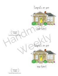 Free welcome card template boarding greeting card e banner. Housewarming Card Free Download Handmade Weekly