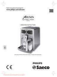 Saeco coffee machines parts replacement grinder handles crossword. Philips Hd8943 Operating Instructions Manual Pdf Download Manualslib