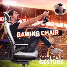 They differ from most office chairs in having high backrest designed to support the upper back and shoulders. Premium Gaming Chair Gesture By Steelcase Direkt Von Buerostuehle 4u