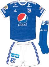Official home and away football shirts for millonarios fc. Millonarios Fc