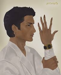 Rishab was born in Aklan in 1960. Roger "Rishab" Tibon is a self-taught,  interdisciplinary artist. He is primarily a painter but also does  installation art, performance art, writes poetry, practices Filipino martial