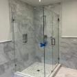 Bathroom shower cubical tafan glass shower cubicle