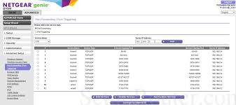 Netgear D7000 Screenshot Portforwarding