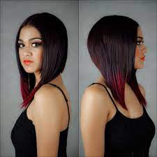 Adding choppier layers to your a line bob haircuts 2017 is the perfect way to give fine, thin and flyaway hair a brand new lease of life. My Gorgeous Model Rockin An Exaggerated Bob With A Splash Of Color Short Hair Styles Hair Styles Bob Hairstyles