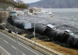 A tsunami is a series of waves caused by earthquakes or undersea volcanic eruptions. Pictures Japan Tsunami Then And Now