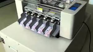 The business card cutters and slitting machines digitalprintfinish.com offer is. Auto Business Card Cutter A3 With 5 Columns Card Youtube