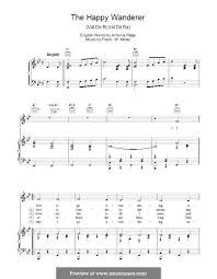 The Happy Wanderer Val De Ri Val De Ra By F W Moller On Musicaneo Val Happy Moller