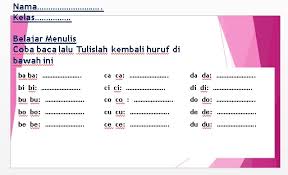 Materi baca kelas 1 sd. Pptx Powerpoint Tugas Pembelajaran Daring Jarak Jauh Menulis Kelas 1 Sd Mi Semester 1 2020 2021 Aneka Pendidikan