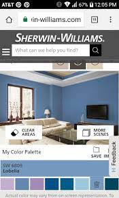 Learning how to choose paint colors can be difficult and frustrating! Lobelia Perfect Periwinkle Color Palette Scenes Sherwin Williams