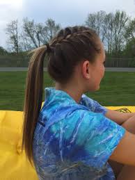 The easiest hairstyles for sports include ponytails and braids. Track Runner Hair Sports Hairstyles Hair Styles Athletic Hairstyles