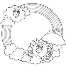 The red color is on the outside of the rainbow, followed by the colors orange, yellow, green, light blue, blue, and on the inside the purple. Free Printable Rainbow Coloring Pages For Kids Sun Coloring Pages Free Printable Coloring Pages Printable Coloring Pages