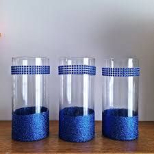 Black And Mild Jazz Plastic Tip 3 Royal Blue Vases Centerpiece Glass Vases Gold Vase Baby Shower Centerpiece Bridal Shower Centerpiece Centerpiece For Table By Every Wedding In 2019