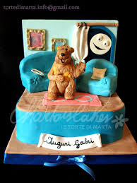 Pin By Nadia On Bear In The Big Blue House Birthday Party Ideas Decorations And Supplies Big Blue House House Cake Cartoon Cake