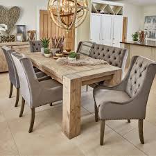 After you've found the right table, take a seat with a set of dining chairs. Housing Units V Twitter Add A Sense Of Country Living To Your Dining Area With Our Montana Reclaimed Wood 200cm Dining Table With 4 Jacob Chairs Amp Bench Reclaimed Timber Gives This