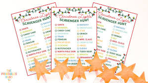 Check spelling or type a new query. Christmas Lights Scavenger Hunt The Printables Fairy