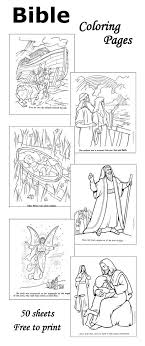 Bible Coloring Pages 50 Sheets Bible Coloring Pages Bible Coloring Sunday School Coloring Pages