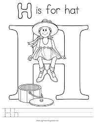 Letter h worksheets, flash cards, coloring pages. Alphabet Coloring Pages Sight Words Reading Writing Spelling Worksheets