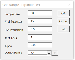 Proportion Testing Analysis Real Statistics Using Excel
