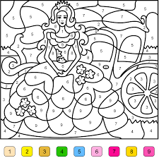 Print coloring pages by moving the cursor over an image and clicking on the printer icon in its upper right corner. Princess Color By Number Free Online Coloring Cool Coloring Pages Disney Princess Colors