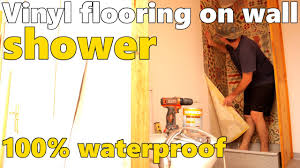 Maybe you would like to learn more about one of these? The Easy Way How To Lay Vinyl Flooring On Shower Walls Youtube