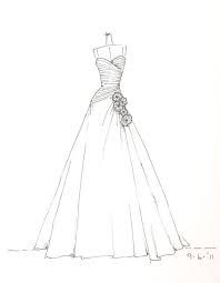 Www Etsy Com Shop Dresssketch Wedding Dress Sketch Desenhos De Vestido De Noiva Croquis De Moda Desenhos De Moda
